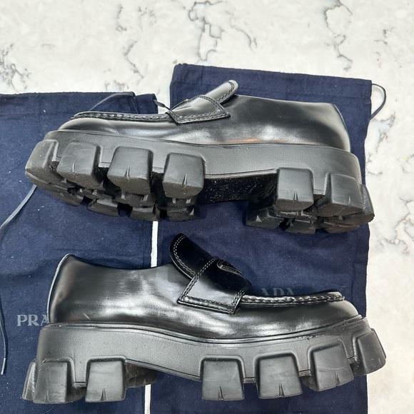 Prada Monolith Loafers - Picture 5 of 9